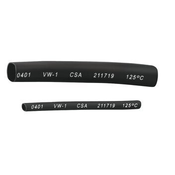 Termobužir 2:1, 20 mm, crni